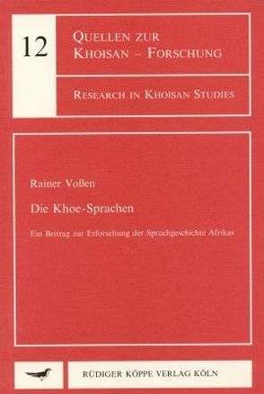 Die Khoe-Sprachen von Vossen,  Rainer