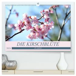 Die Kirschblüte in Japan (hochwertiger Premium Wandkalender 2024 DIN A2 quer), Kunstdruck in Hochglanz von Flori0,  Flori0