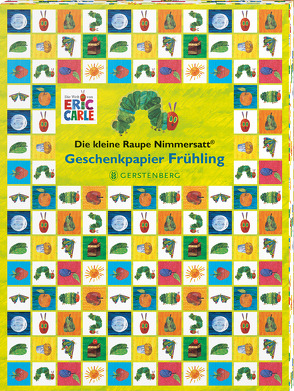 Die kleine Raupe Nimmersatt Geschenkpapier-Heft Frühling von Carle,  Eric