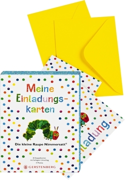 Die kleine Raupe Nimmersatt – Meine Einladungskarten von Carle,  Eric