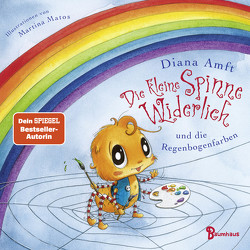 Die kleine Spinne Widerlich und die Regenbogenfarben (Pappbilderbuch) von Amft,  Diana, Matos,  Martina