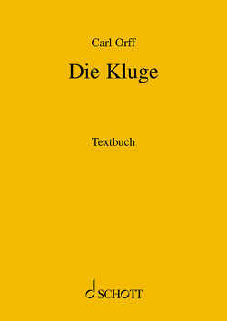 Die Kluge von Orff,  Carl