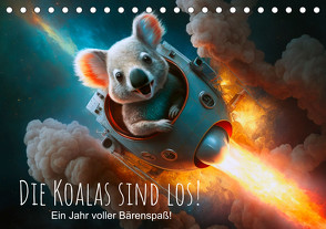 Die Koalas sind los! Ein Jahr voller Bärenspaß (Tischkalender 2024 DIN A5 quer), CALVENDO Monatskalender von artefacti,  artefacti