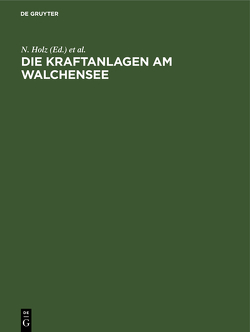 Die Kraftanlagen am Walchensee von Gleichmann,  B., Holz,  N., Thomann,  R.