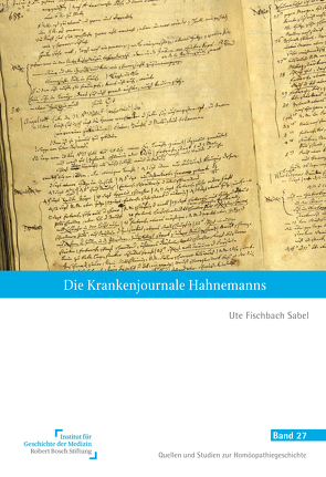 Die Krankenjournale Hahnemanns von Fischbach Sabel,  Ute