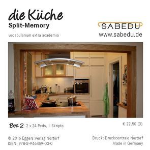 die Küche, Split-Memory + Arbeitsheft, SABEDU Box 02 von Riemann-Eggers,  Margret