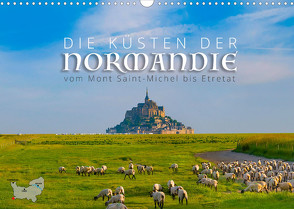 Die Küsten der Normandie vom Mont Saint-Michel bis Étretat (Wandkalender 2023 DIN A3 quer) von Ratzer,  Reinhold