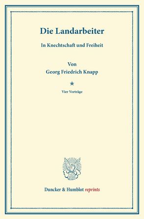 Die Landarbeiter von Knapp,  Georg Friedrich