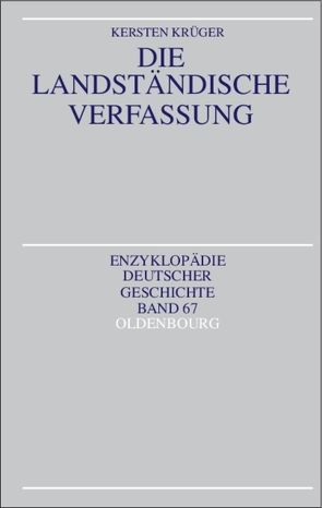 Die Landständische Verfassung von Krüger,  Kersten