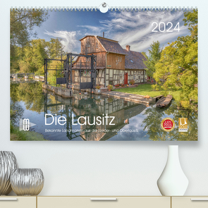 Die Lausitz – Landmarken der Nieder- und Oberlausitz (hochwertiger Premium Wandkalender 2024 DIN A2 quer), Kunstdruck in Hochglanz von Winzer,  Martin