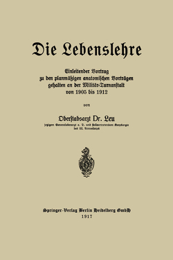 Die Lebenslehre von Leu,  Reinhold