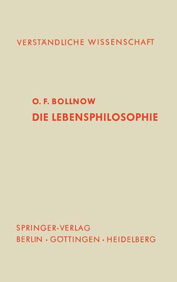 Die Lebensphilosophie von Bollnow,  O.F.