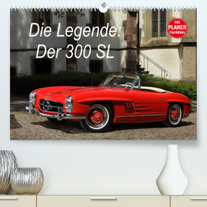 Die Legende: 300 SL (Premium, hochwertiger DIN A2 Wandkalender 2023, Kunstdruck in Hochglanz) von Bau,  Stefan