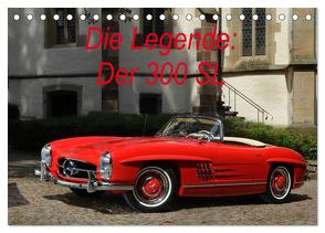 Die Legende: 300 SL (Tischkalender 2024 DIN A5 quer), CALVENDO Monatskalender von Bau,  Stefan