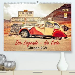 Die Legende – die Ente, Citroën 2CV (Premium, hochwertiger DIN A2 Wandkalender 2020, Kunstdruck in Hochglanz) von Roder,  Peter