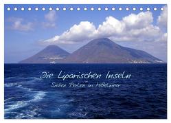 Die Liparischen Inseln (Tischkalender 2024 DIN A5 quer), CALVENDO Monatskalender von Bildarchiv,  Geotop