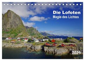 Die Lofoten – Magie des Lichtes (Tischkalender 2024 DIN A5 quer), CALVENDO Monatskalender von Pantke,  Reinhard