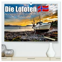 Die Lofoten – Norwegen von seiner besten Seite (hochwertiger Premium Wandkalender 2024 DIN A2 quer), Kunstdruck in Hochglanz von Philipp,  Daniel