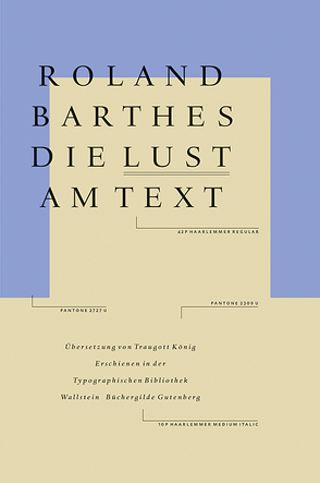 Die Lust am Text von Barthes,  Roland, Detjen,  Klaus, König,  Traugott