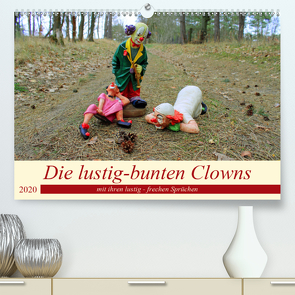 Die lustig-bunten Clowns (Premium, hochwertiger DIN A2 Wandkalender 2020, Kunstdruck in Hochglanz) von Junghanns,  Konstanze