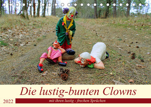 Die lustig-bunten Clowns (Tischkalender 2022 DIN A5 quer) von Junghanns,  Konstanze