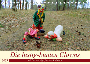 Die lustig-bunten Clowns (Tischkalender 2023 DIN A5 quer) von Junghanns,  Konstanze