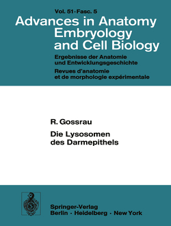 Die Lysosomen des Darmepithels von Gossrau,  R.