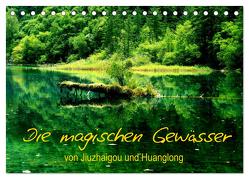 Die magischen Gewässer von Jiuzhaigou und Huanglong (Tischkalender 2024 DIN A5 quer), CALVENDO Monatskalender von Joecks,  Armin