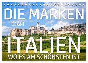 Die Marken – Italien wo es am schönsten ist (Tischkalender 2024 DIN A5 quer), CALVENDO Monatskalender von Gann,  Markus