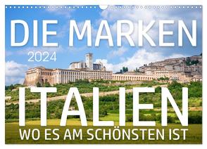 Die Marken – Italien wo es am schönsten ist (Wandkalender 2024 DIN A3 quer), CALVENDO Monatskalender von Gann,  Markus