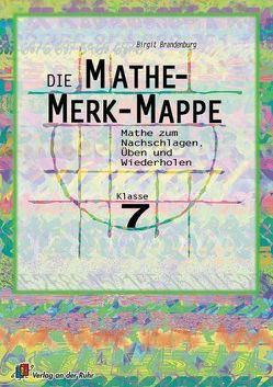 Die Mathe-Merk-Mappe Klasse 7 von Brandenburg,  Birgit