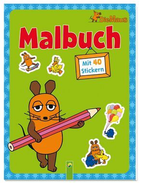 Die Maus – Malbuch mit 40 Stickern