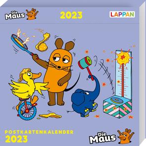 Der Kalender mit der Maus – Postkartenkalender 2023 von Lappan Verlag
