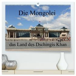 Die Mongolei das Land des Dschingis Khan (hochwertiger Premium Wandkalender 2024 DIN A2 quer), Kunstdruck in Hochglanz von Brack,  Roland