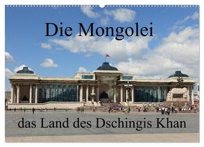 Die Mongolei das Land des Dschingis Khan (Wandkalender 2024 DIN A2 quer), CALVENDO Monatskalender von Brack,  Roland