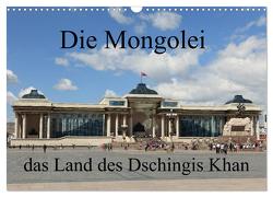 Die Mongolei das Land des Dschingis Khan (Wandkalender 2024 DIN A3 quer), CALVENDO Monatskalender von Brack,  Roland