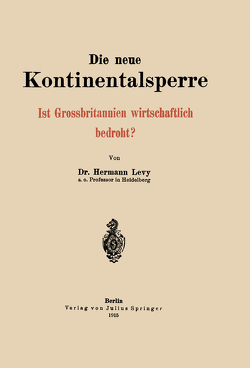 Die neue Kontinentalsperre von Levy,  Hermann