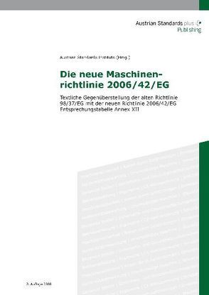 Die neue Maschinenrichtlinie 2006/42/EG
