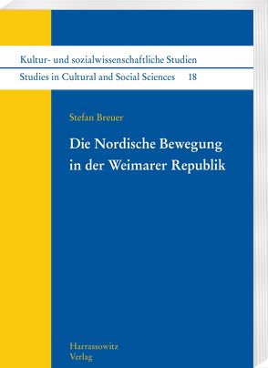 Die Nordische Bewegung in der Weimarer Republik von Breuer,  Stefan