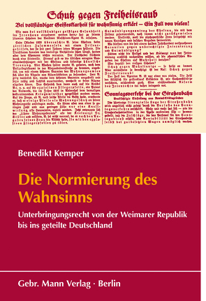 Die Normierung des Wahnsinns von Kemper,  Benedikt