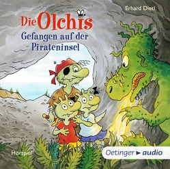 Die Olchis. Gefangen auf der Pirateninsel von Arnold,  Monty, Bach,  Patrick, Brosch,  Robin, Brügger,  Katja, Dietl,  Erhard, Dittrich,  Benjamin, Dreke,  Dagmar, Faber,  Dieter, Frass,  Wolf, Grobe,  Tim, Gustavus,  Frank, Huster,  Till, Kirchberger,  Stephanie, Marmon,  Uticha, Michaelis,  Eva, Missler,  Robert, Möller,  Kai Henrik, Oberpichler,  Frank, Umbreit,  Holger, Wendland,  Jens, Wulkop,  Nils