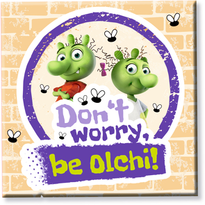Die Olchis. Magnet „Be Olchi“ von Dietl,  Erhard