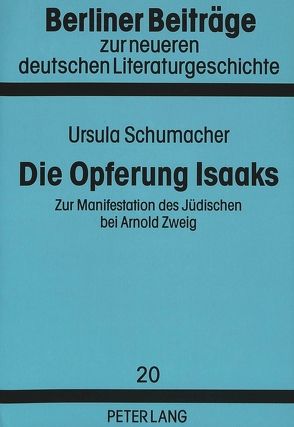 Die Opferung Isaaks von Schumacher,  Ursula