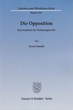 Die Opposition. von Mundil,  Daniel