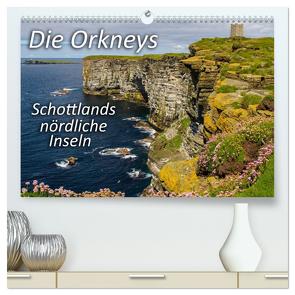 Die Orkneys – Schottlands nördliche Inseln (hochwertiger Premium Wandkalender 2024 DIN A2 quer), Kunstdruck in Hochglanz von Uppena (GdT),  Leon