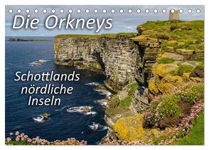 Die Orkneys – Schottlands nördliche Inseln (Tischkalender 2024 DIN A5 quer), CALVENDO Monatskalender von Uppena (GdT),  Leon