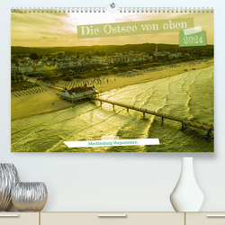 Die Ostsee von oben, Mecklenburg-Vorpommern (hochwertiger Premium Wandkalender 2024 DIN A2 quer), Kunstdruck in Hochglanz von W. Lambrecht,  Markus