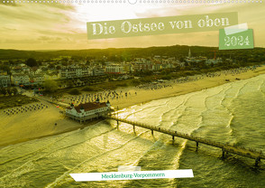 Die Ostsee von oben, Mecklenburg-Vorpommern (Wandkalender 2024 DIN A2 quer), CALVENDO Monatskalender von W. Lambrecht,  Markus