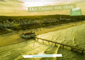 Die Ostsee von oben, Mecklenburg-Vorpommern (Wandkalender 2024 DIN A3 quer), CALVENDO Monatskalender von W. Lambrecht,  Markus