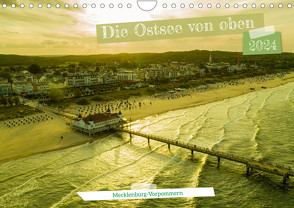 Die Ostsee von oben, Mecklenburg-Vorpommern (Wandkalender 2024 DIN A4 quer), CALVENDO Monatskalender von W. Lambrecht,  Markus